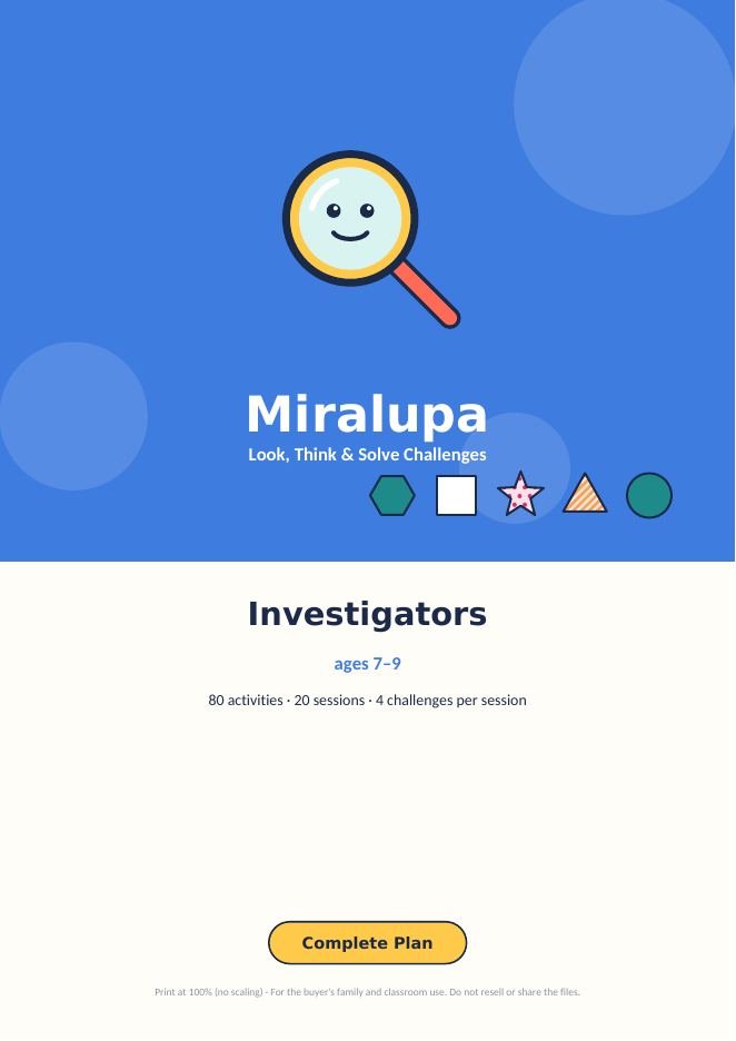 Cover · Investigators